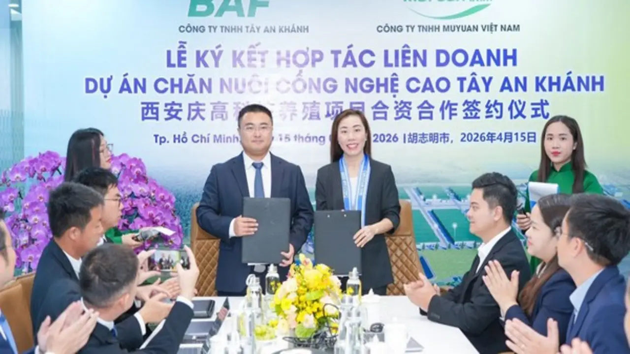 BAF liên doanh Muyuan vận hành trang trại công nghệ cao đầu tiên tại Tây Ninh