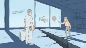 Bạn trai từ chối quay lại để đi nước ngoài kiếm tiền