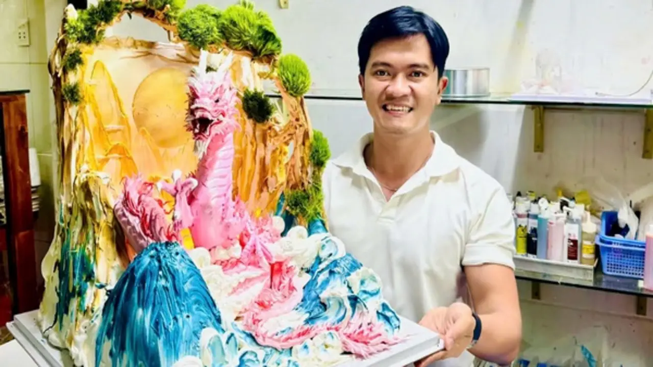 Chàng trai gây chú ý với bánh kem 12 con giáp, có mẫu giá 5 triệu đồng