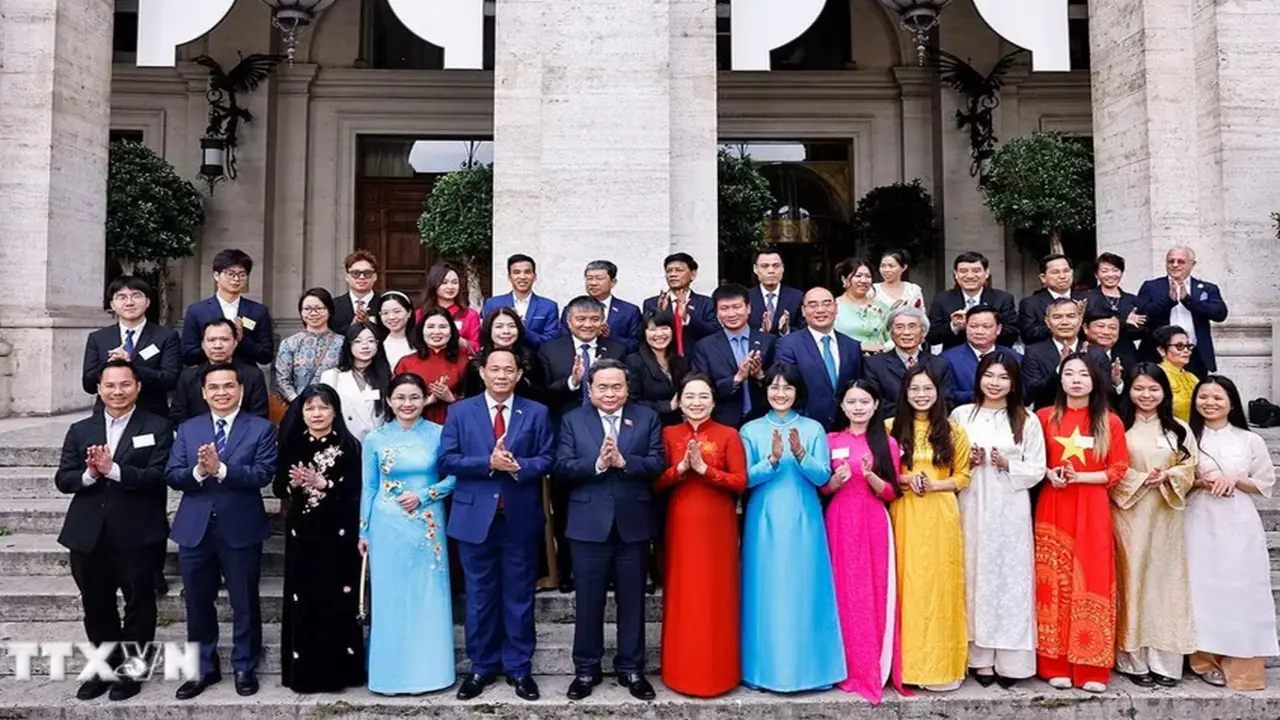 Chủ tịch Quốc hội: Người Việt ở Ý là nguồn lực quan trọng về tri thức và kết nối quốc tế