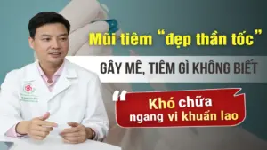 Da như tổ ong sau khi tiêm loại chất được quảng cáo cải lão hoàn đồng