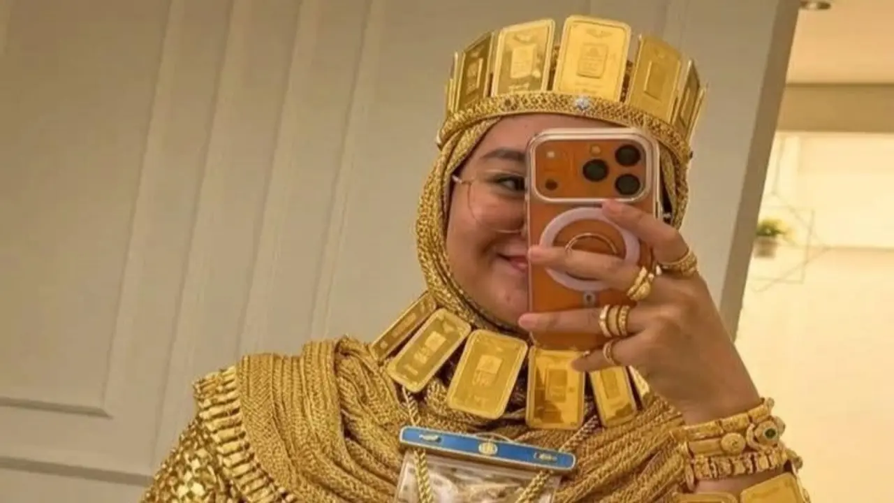 Danh tính của cô dâu Dubai "phủ vàng" từ đầu tới chân gây tranh cãi