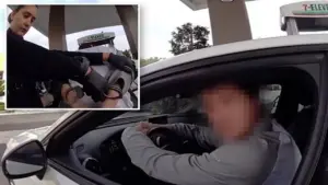 Đòi đổ xăng miễn phí không được, người đàn ông ăn vạ, 'dựng trại' ngay tại trạm xăng