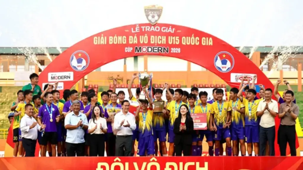 Giải U.15 quốc gia có nhà vô địch mới, lần đầu bản lĩnh của U.15 Hà Nội