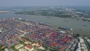 Hiện trạng khu vực làm đường hơn 8.700 tỉ đồng kết nối cảng Cát Lái và Phú Hữu