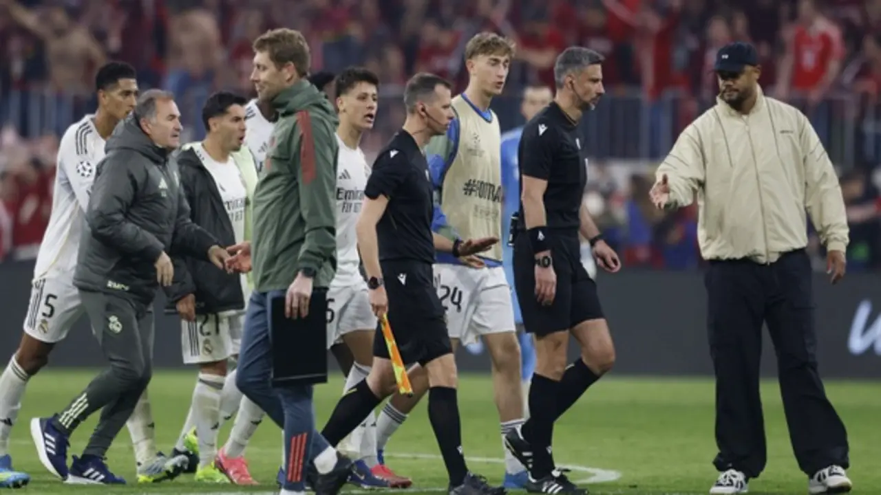 HLV Real Madrid và cầu thủ 'công kích' trọng tài dữ dội, Chủ tịch Perez làm điều hiếm gặp