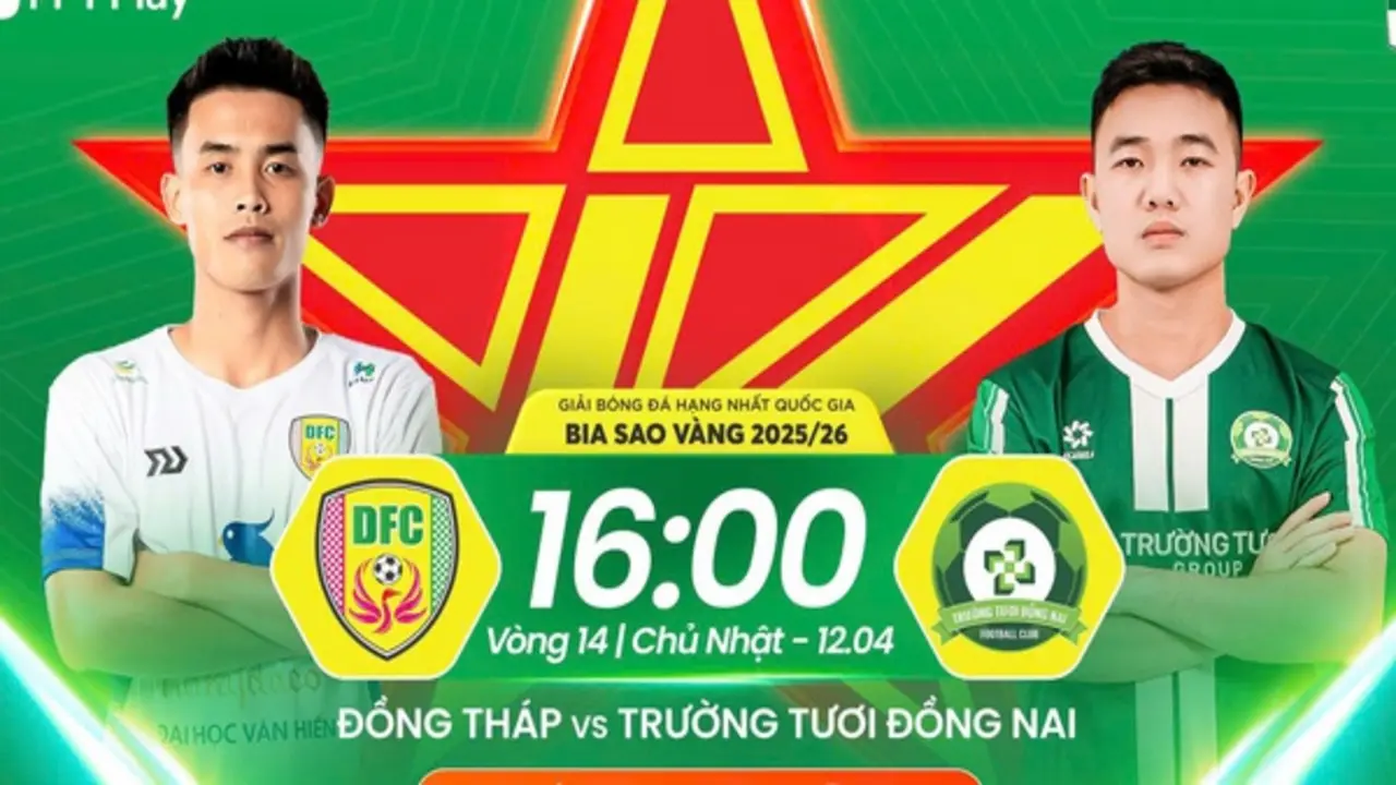 Lịch thi đấu hạng nhất rất hay: Trường Tươi Đồng Nai sẽ thắng dễ Đồng Tháp, băng băng về đích?