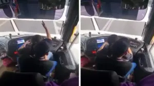 Malaysia: Video phụ nữ ngồi trong lòng tài xế xe buýt gây xôn xao mạng xã hội