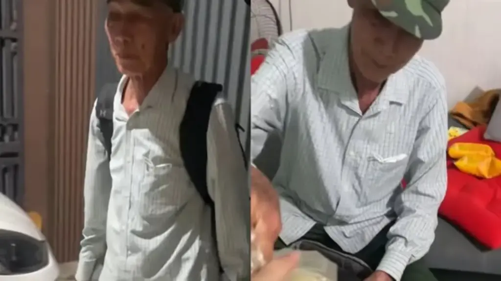 Mang balo trứng, rau vượt 200 km thăm con: Người cha nói một câu khiến nhiều người rưng rưng