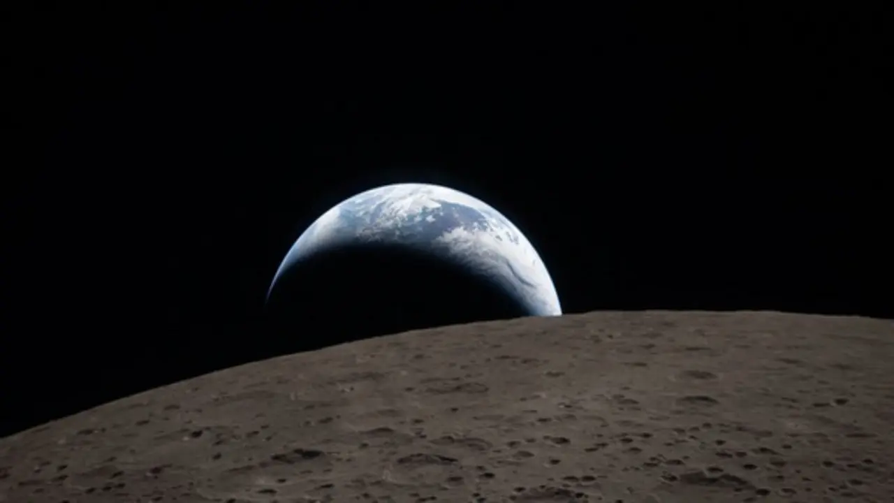 NASA công bố bức ảnh lịch sử về cảnh 'trái đất lặn'