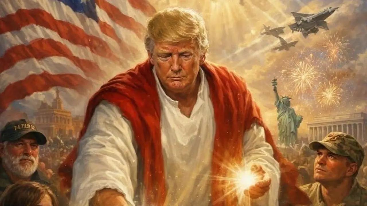 Ông Trump xóa bức ảnh chế 'bàn tay phát sáng'