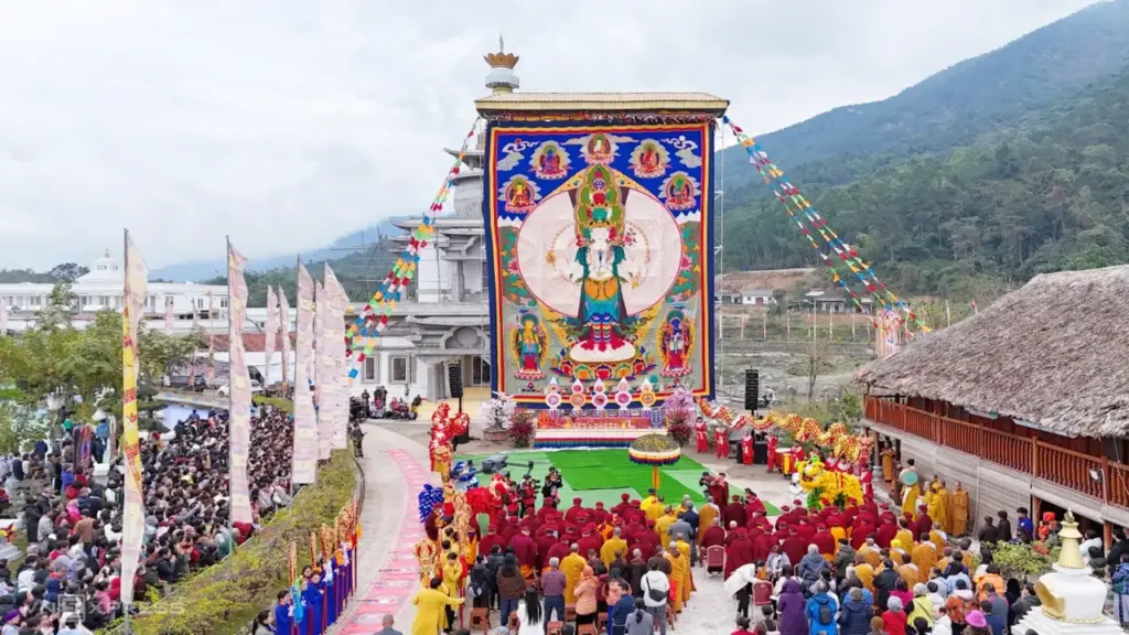 Pháp hội cầu an tổ chức ba ngày tại Mandala Tây Thiên