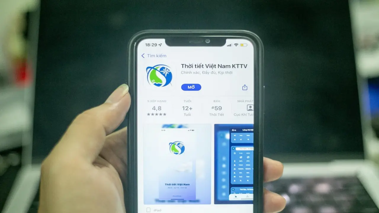 Ra mắt ứng dụng thời tiết Việt Nam, dự báo nắng mưa theo vị trí người dùng