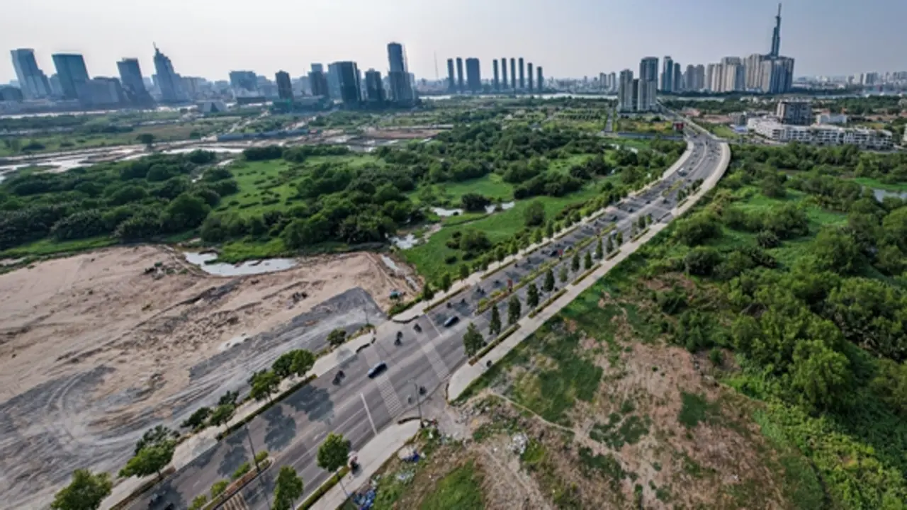 Toàn cảnh khu đất 33 ha ở Thủ Thiêm sẽ thành trung tâm hành chính mới