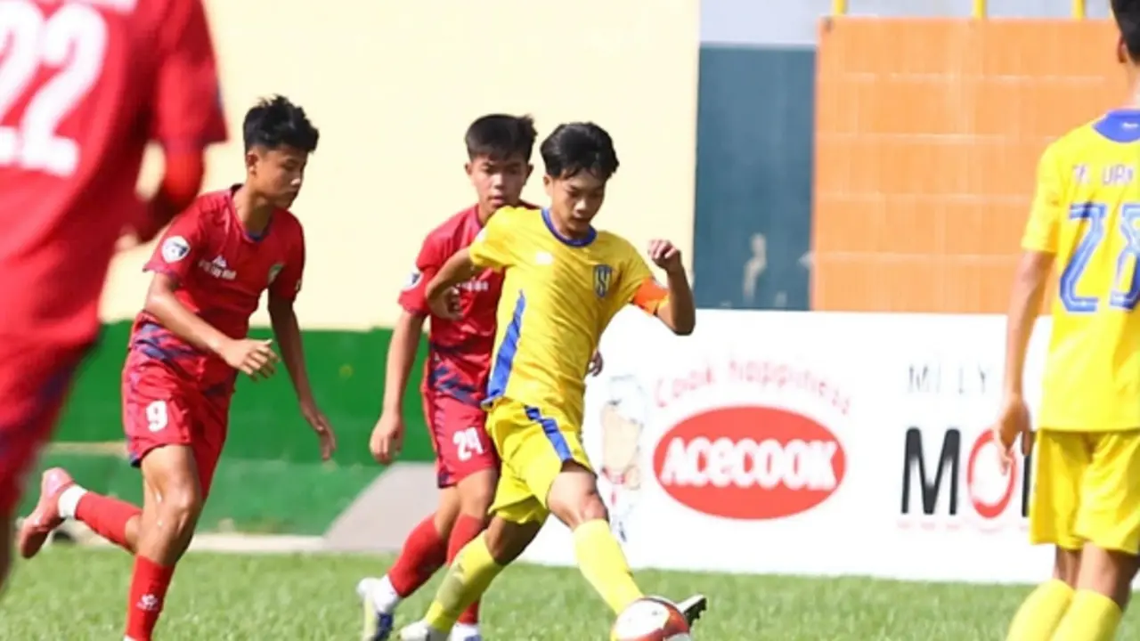 U.15 SLNA sớm giành vé vào tứ kết sau 2 trận toàn thắng