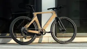 Xe đạp điện bằng gỗ không lo trời mưa, không cần bảo quản, giá ngang Honda SH